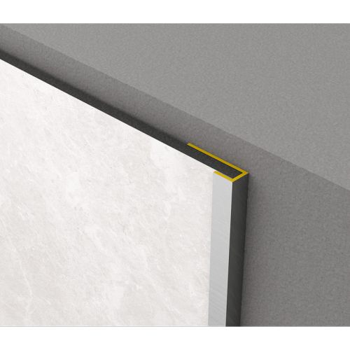 Alu-C-Profil silber