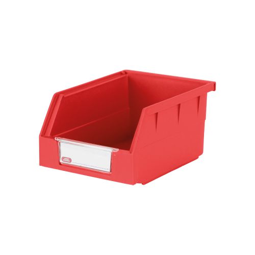 Sichtlagerkasten 2 aus Kunststoff - Breite: 105 mm, Tiefe: 140 mm, Höhe: 75 mm, Volumen: 1,10 l