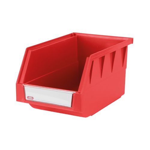 Sichtlagerkasten 4 aus Kunststoff - Breite: 140 mm, Tiefe: 220 mm, Höhe: 125 mm, Volumen: 3,85 l