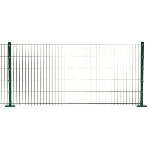 Doppelstabmattenzaun Goliath 8/6/8 mm - Ausführung: grün beschichtet, Höhe: 243 cm, Länge: 251 cm