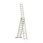 Euro-Light Mehrzweckleiter 3-tlg. Mod. 207 - Sprossenzahl: 3 x 9