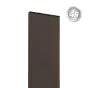 Alu Latte 20 x 200 mm - Farbe: schokobraun, Länge: 250 cm, Höhe: 20 cm