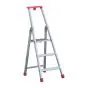 Stehleiter Eurostep Podestleiter PRO Mod. 870 in Alu - Stufenanzahl: 3, Arbeitshöhe: 2,45 m