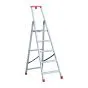 Stehleiter Eurostep Podestleiter PRO Mod. 870 in Alu - Stufenanzahl: 5, Arbeitshöhe: 2,92 m