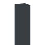 Alu Pfosten 100 x 100 x 4 mm - Farbe: anthrazit, Länge: 601 cm