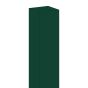Alu Pfosten 100 x 100 x 4 mm - Farbe: grün, Länge: 601 cm