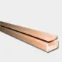 Bodenlauf Buche mit Montageleiste 2500 mm