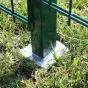 Erdspitze verstärkt, inkl. aufgeschw. Fußplatte für Mod. P & A