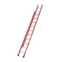 Schiebeleiter Fiberglas Mod. 4322 - Sprossenanzahl: 2 x 12, Länge max.: 605 cm