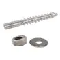 Stockschrauben Set - 12 teilig, Länge: 80 mm, M8