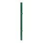 Zaunpfosten Mod. U - Ausführung: grün beschichtet, für Zaunhöhe: 43 cm, Länge: 45 cm, Befestigungspunkte: 2