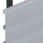 Alu Fassadenprofil 1150 x 150 mm - Farbe: schokobraun, Länge: 1150 mm, Profilhöhe: 150 mm, Profilstärke: 20 mm