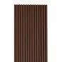Akustikpaneele  - Modell: Raucheiche dunkel - Echtholzfurnier, Maße: 1200 x 600 x 22 mm, Stück: 4, Packungsinhalt: ca. 2,88 m²
