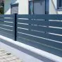 Aluzaun Sichtschutz Dublin Latten-Paket (6 Stück) - Höhe: 85 cm, Breite: 250 cm, Farbe: anthrazit