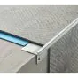 Treppenkantenprofil Alu für 5 mm Böden - Farbe: silber, Länge: 2700 mm