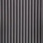 Akustikpaneele für Decke & Wand - Modell: Ebenholz - künstliches Holzfurnier, Maße: 2400 x 600 x 21 mm, Stück: 2, Packungsinhalt: ca. 2,88 m²