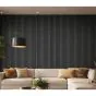 Akustikpaneele für Decke & Wand - Modell: Ebenholz - künstliches Holzfurnier, Maße: 2400 x 600 x 21 mm, Stück: 2, Packungsinhalt: ca. 2,88 m²