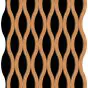 Akustikpaneele für Decke & Wand - Modell: Kirsche - künstliches Holzfurnier, Maße: 2400 x 600 x 21 mm, Stück: 2, Packungsinhalt: ca. 2,88 m²
