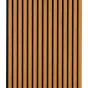 Akustikpaneele für Decke & Wand - Modell: Kirsche - künstliches Holzfurnier, Maße: 2400 x 600 x 21 mm, Stück: 2, Packungsinhalt: ca. 2,88 m²