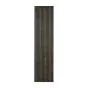 Akustikpaneele für Decke & Wand - Modell: Schwarz mit Dekor - künstliches Holzfurnier, Maße: 2400 x 600 x 21 mm, Stück: 2, Packungsinhalt: ca. 2,88 m²