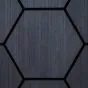 Akustikpaneele mit Hexagon - Modell: Ebenholz, Maße: 810 x 661 x 18 mm, Stück: 4, Packungsinhalt: ca. 2,14 m²
