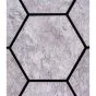 Akustikpaneele mit Hexagon - Modell: Steindesign PVC, Maße: 810 x 661 x 18 mm, Stück: 4, Packungsinhalt: ca. 2,14 m²
