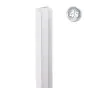 Alu U-Profil 2-teilig für 44 mm Profile - Farbe: grau, Länge: 200 cm