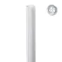 Alu U-Profil beweglich für 44 mm Profile - Farbe: grau, Länge: 100 cm