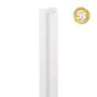Alu U-Profil stirnseitige Montage für 44 mm Profile, Ausführung: Mittelsteher  - Farbe: grau 5S, Länge: 200 cm