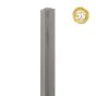 Alu U-Profil stirnseitige Montage für 44 mm Profile - Farbe: dunkelgrau 5S, Länge: 100 cm