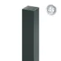Alu Pfosten 60 x 60 x 3 mm - Farbe: anthrazit, Länge: 75 cm