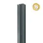 Alu U-Profil 2-teilig - Farbe: anthrazit 5S, Länge: 100 cm