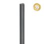 Alu U-Profil beweglich - Farbe: anthrazit 5S, Länge: 100 cm