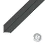 Alu L-Winkel - Abmessungen: 40 x 40 x 2 mm, Farbe: anthrazit