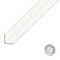 Alu L-Winkel - Abmessungen: 40 x 40 x 2 mm, Farbe: weiß