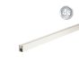 Alu Zauntragprofil 60 x 40 mm - Farbe: grau, Länge: 200 cm