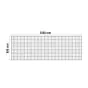 Alu Lochblech 20 x 20 mm - Farbe: anthrazit 5S, Breite x Höhe: 250 x 85 cm