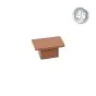 Alu Ornament Abdeckkappe Verona  - Farbe: braun, Form: flach, Querschnitt: 30 x 20 mm
