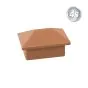 Alu-Ornament Verona Abdeckkappe - Farbe: braun, Form: Pyramide, Querschnitt: 44 x 30 mm