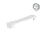 Alu Latten Abdeckkappe flach Norwich  - Farbe: weiß, für Alu Latten: 120 mm