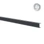 Alu Abstandhalter - Farbe: anthrazit, Länge: 100 cm