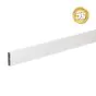 Alu Querlatte 20 x 80 mm - Farbe: grau 5S, Länge: 100 cm, Höhe: 8 cm