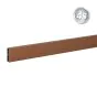 Alu Abschlussprofil 80 x 20 mm  - Farbe: braun, Länge: 250 cm