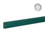 Alu Abschlussprofil 80 x 20 mm - Farbe: grün, Länge: 300 cm