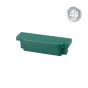 Alu Latten Abdeckkappe - Farbe: grün, Form: flach