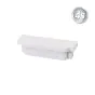 Alu Latten Abdeckkappe - Farbe: grau, Form: flach