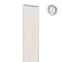 Alu Latte 78 x 20 mm - Farbe: grau, Länge: 75 cm