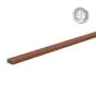 Alu Lamellen Abschlussprofil 44 x 20 mm - Farbe: braun, Länge: 300 cm