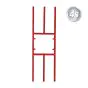 Alu Dekorelement Quadrat - Farbe: rot