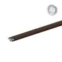 Alu Abschlussprofil 44 x 14 mm - Farbe: schokobraun, Länge: 250 cm